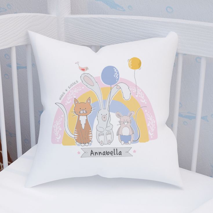 Personalised Animal Friends Cushion product image