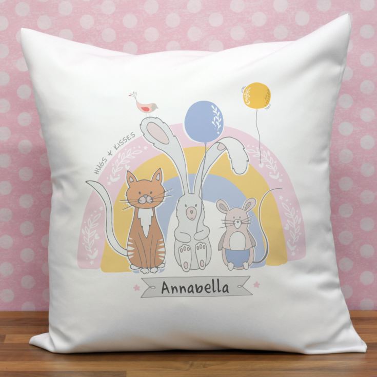 Personalised Animal Friends Cushion product image