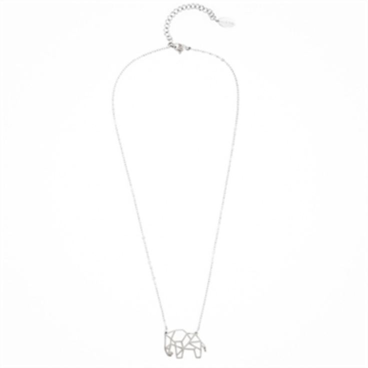 Geometric Elephant Necklace product image