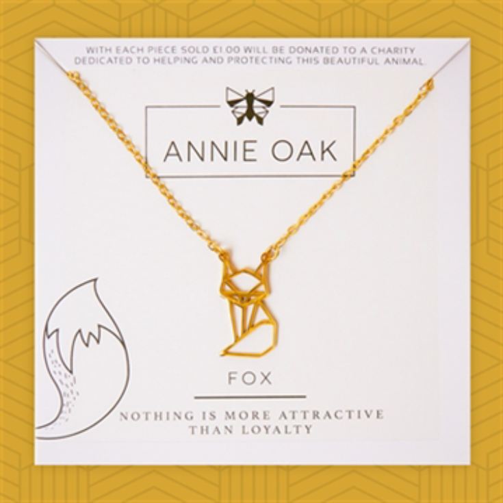 Geometric Fox Necklace product image