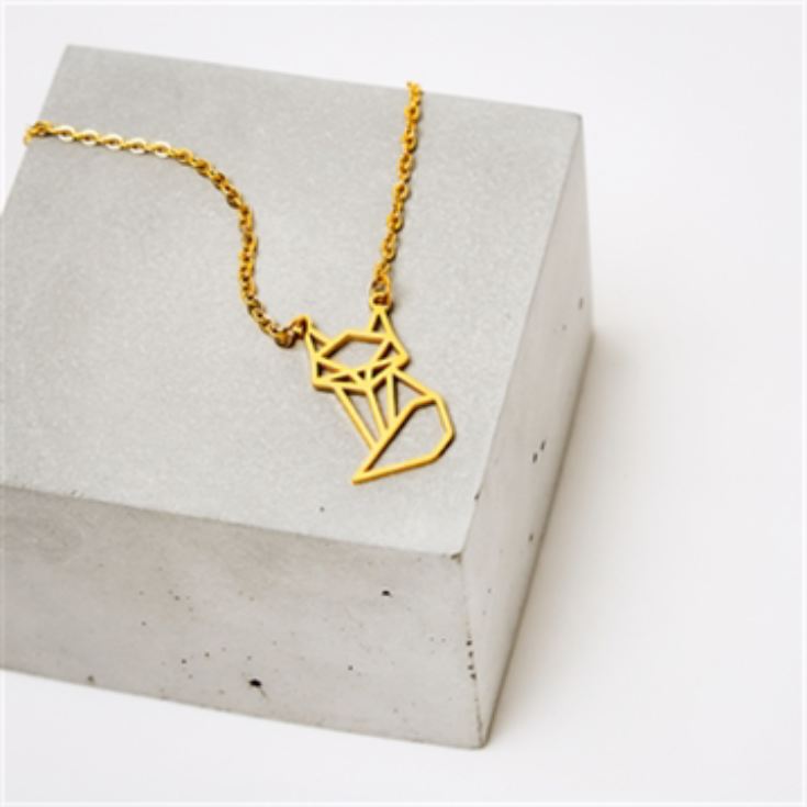 Geometric Fox Necklace product image