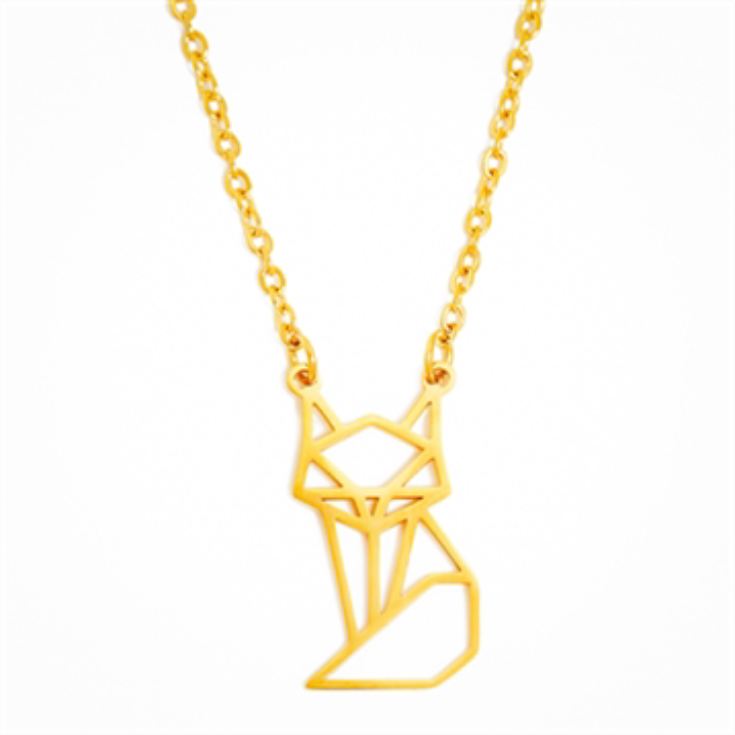 Geometric Fox Necklace product image