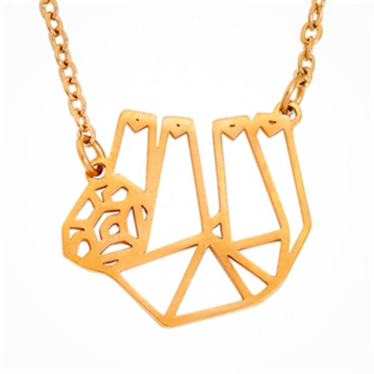 Geometric Sloth Necklace product image