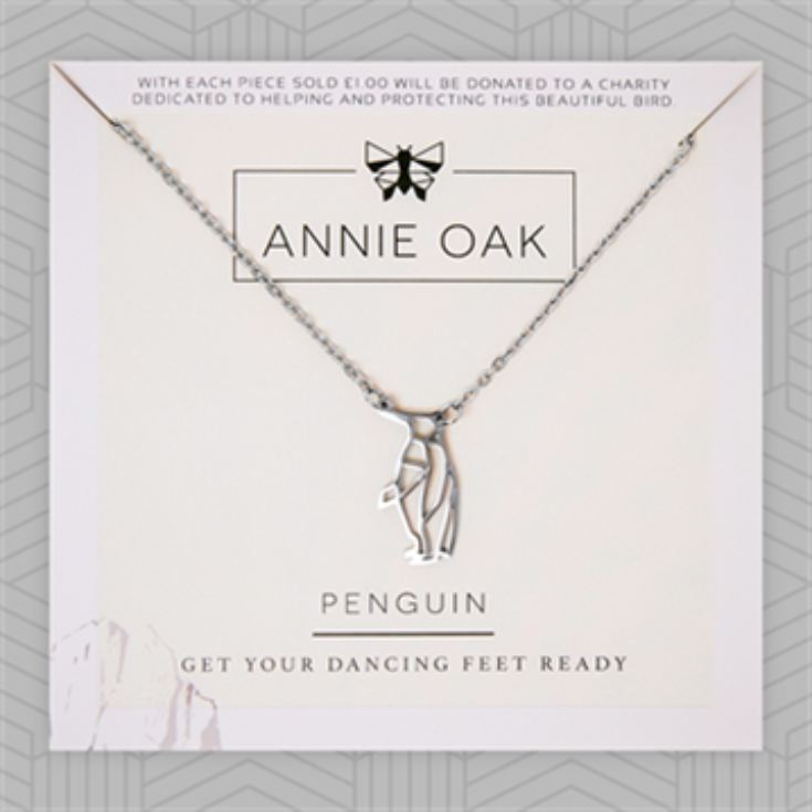 Geometric Penguin Necklace product image