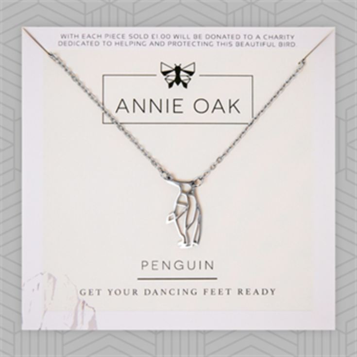 Geometric Penguin Necklace product image