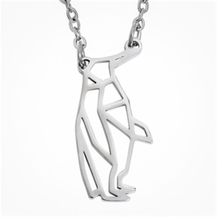 Geometric Penguin Necklace product image