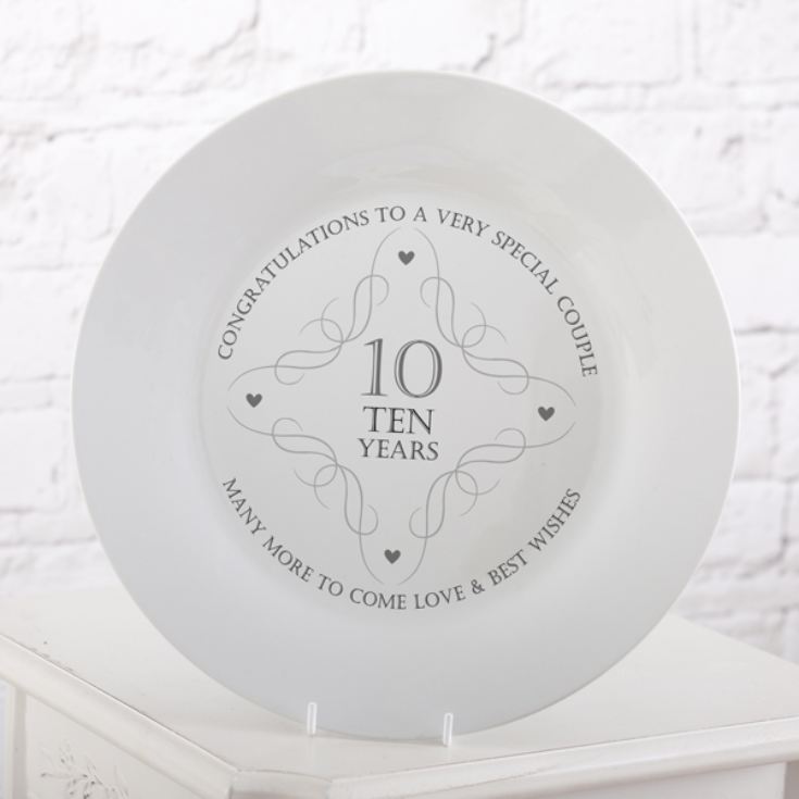 10th Anniversary Plate product image