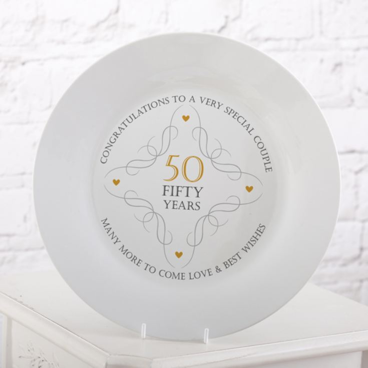 50th Anniversary Plate product image