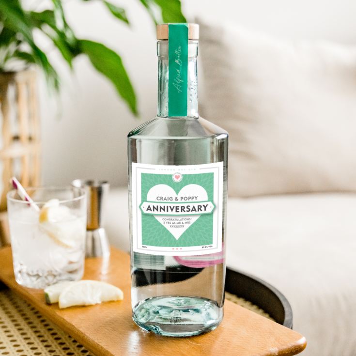 Personalised Anniversary Gin The Gift Experience