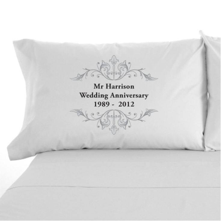 Personalised Anniversary Pillowcases product image