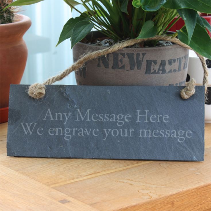Personalised Slate Rectangle Plaque product image
