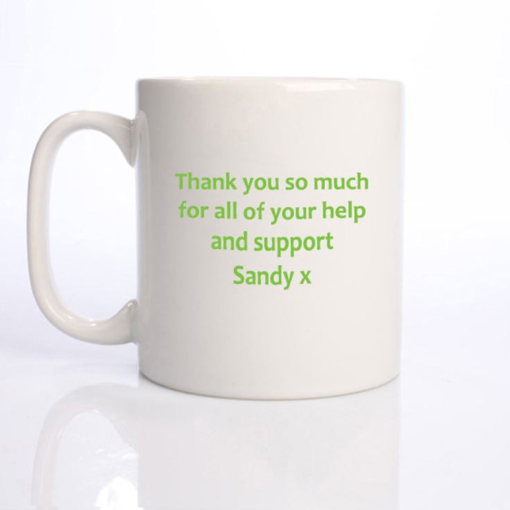 Personalised Teacher Mug - Apple Of Words product image