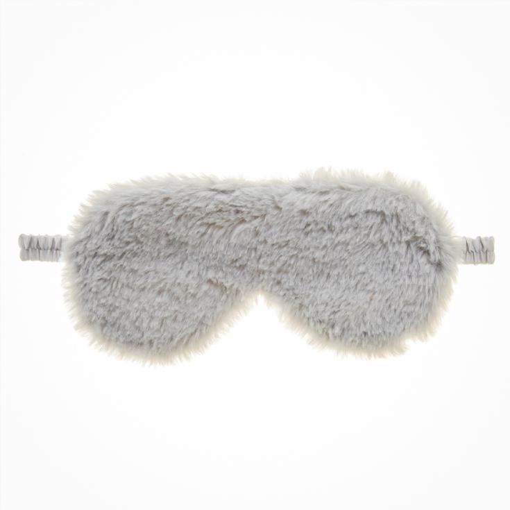 Grey Faux Fur Eye Mask & Pillow Spray Set product image