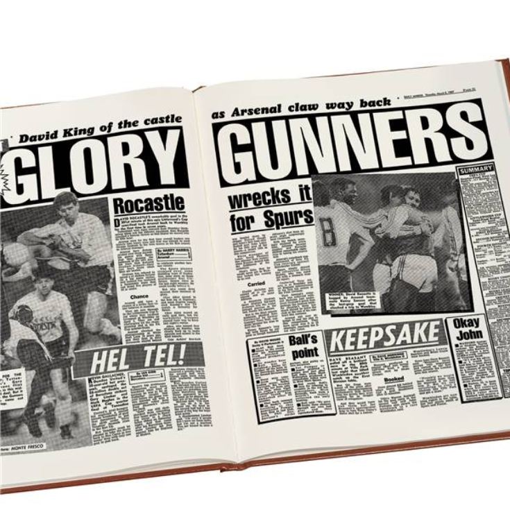 Personalised Arsenal Football Book product image