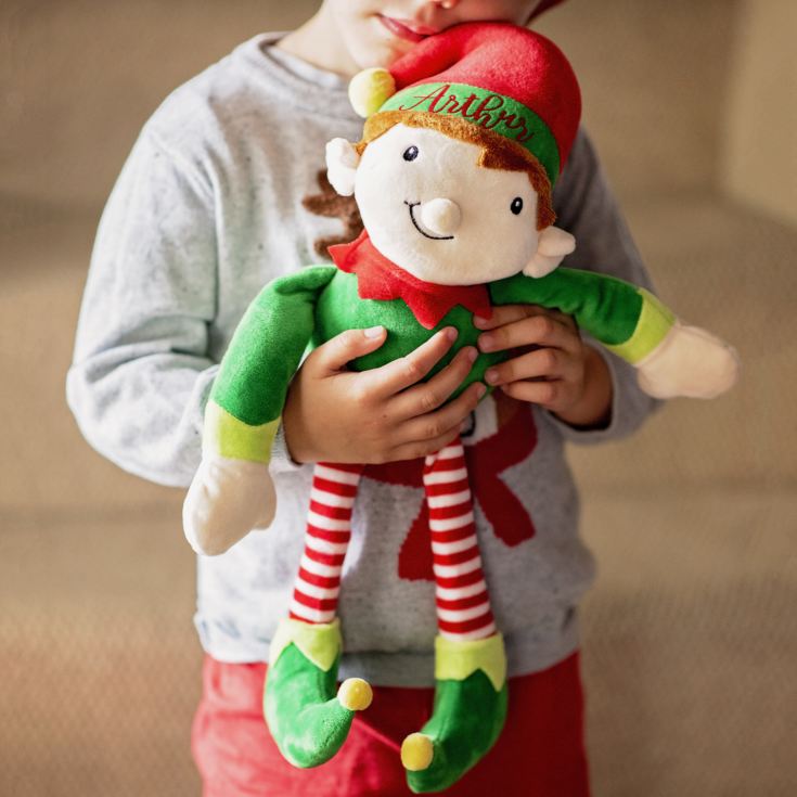 Personalised Elf Soft Toy The Gift Experience