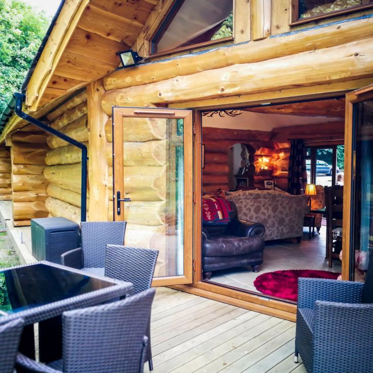 Two Night Stay in a Log Cabin at Badgers Wood, Hoo Zoo and Dinosaur World product image