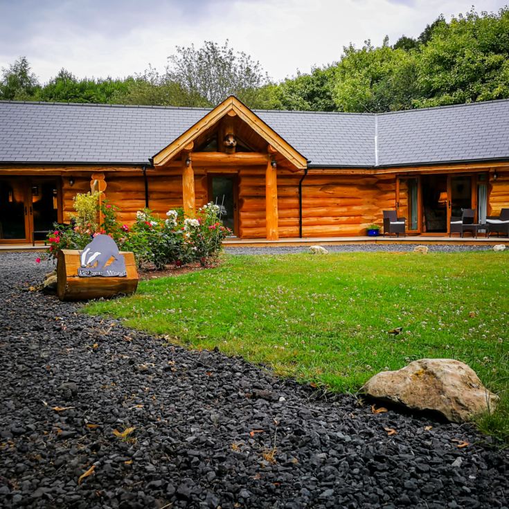 Two Night Stay in a Log Cabin at Badgers Wood, Hoo Zoo and Dinosaur World product image