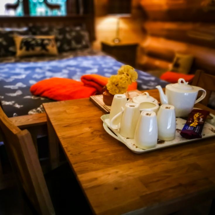 Two Night Stay in a Log Cabin at Badgers Wood, Hoo Zoo and Dinosaur World product image