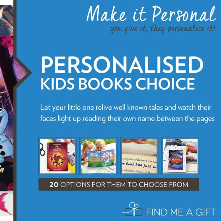 Personalised Kids Book Choice product image