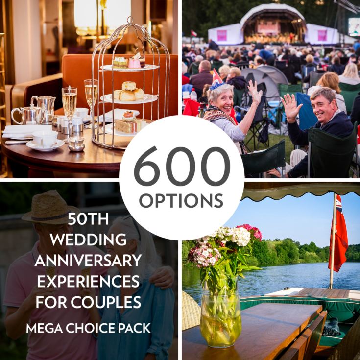 50th Anniversary Couples Mega Choice of Experiences product image