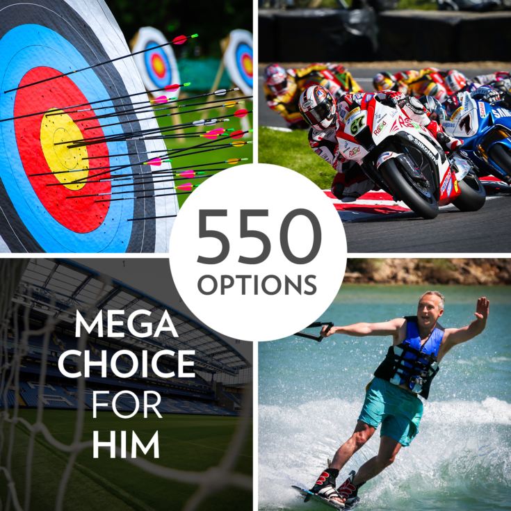 Mega Choice for Him - Experience Day Voucher product image