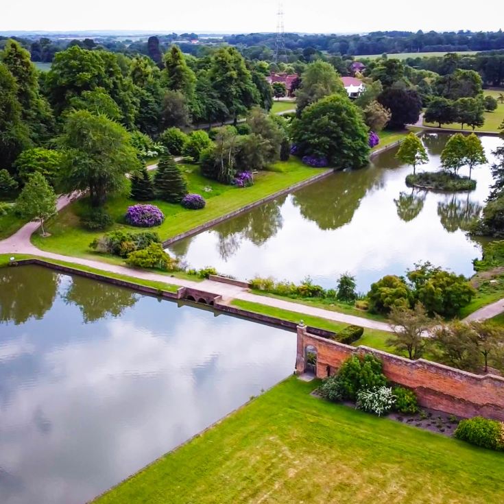 Entrance to Markshall Estate with Afternoon Tea for 2 with Prosecco product image