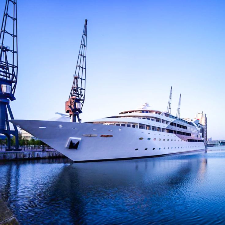 Executive Yacht Overnight Stay with Dinner and Wine on the Sunborn product image