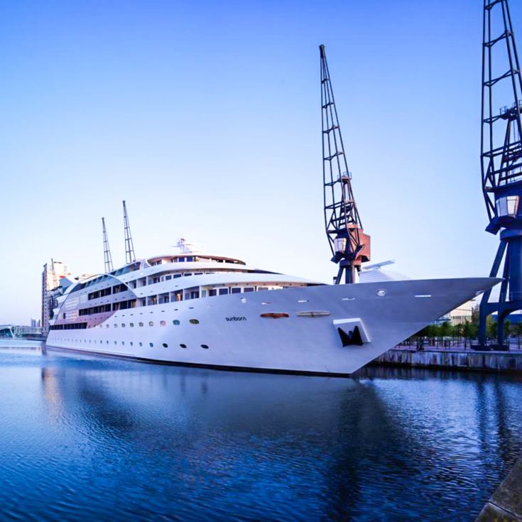 Executive Yacht Overnight Stay with Dinner and Wine on the Sunborn product image