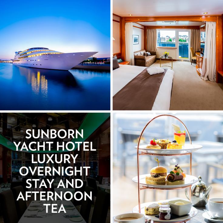 Luxury Yacht Overnight Stay and Afternoon Tea on the Sunborn product image