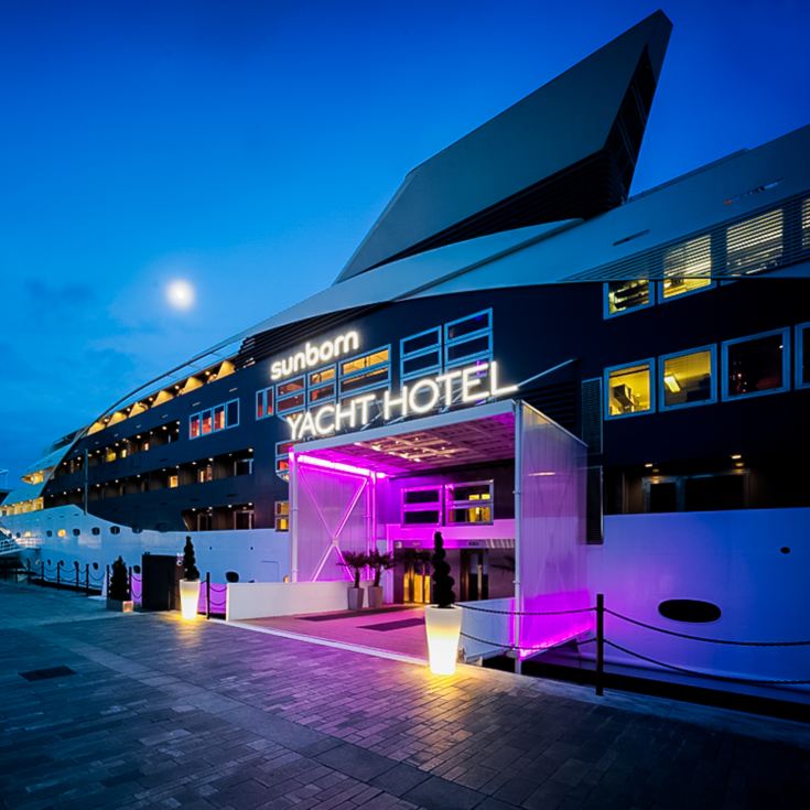Luxury Yacht Overnight Stay and Afternoon Tea on the Sunborn product image