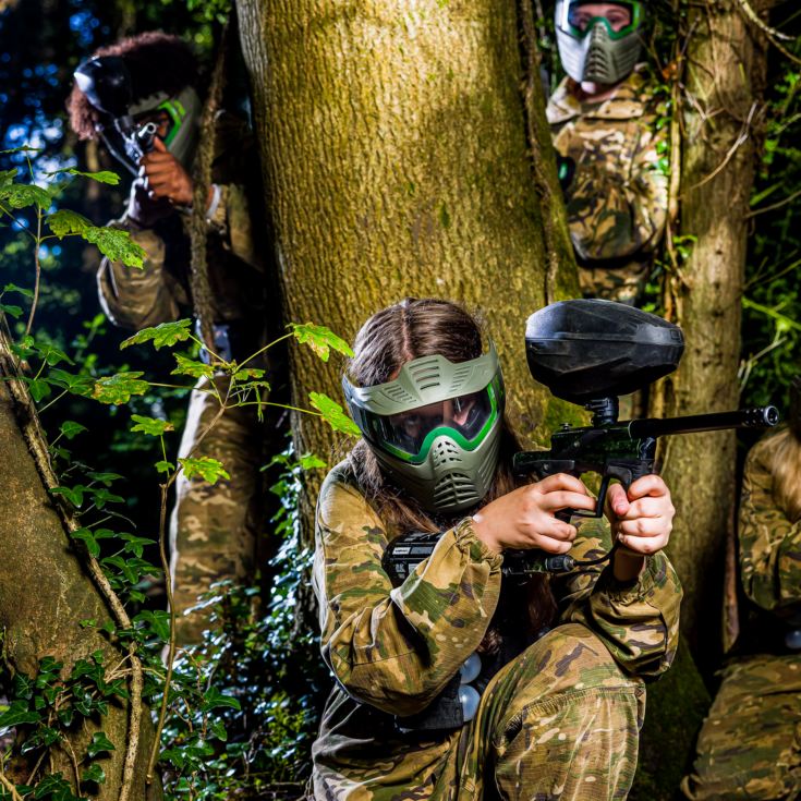 Forest Paintballing for Two with 200 Paintballs and Pizza product image