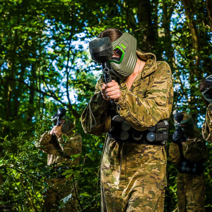 Forest Paintballing for Two with 200 Paintballs and Pizza product image