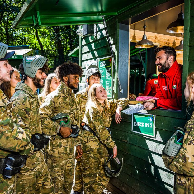 Forest Paintballing for Four with 200 Paintballs and Pizza product image