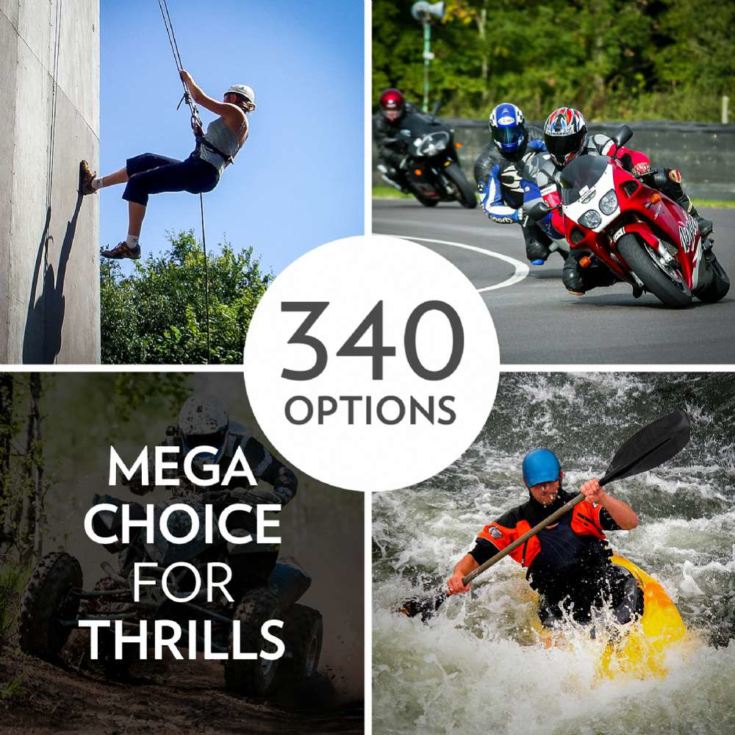 Mega Choice for Thrills - Gift Experience Voucher product image