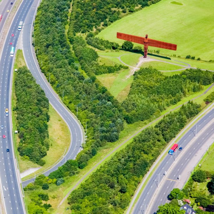 Extended Newcastle City & Angel of the North Helicopter Tour for Two product image