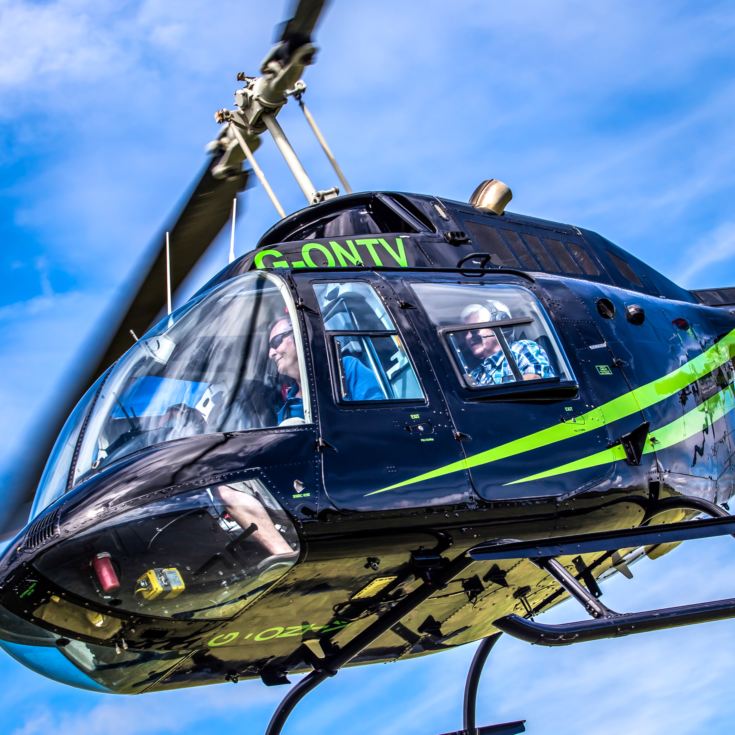 Blue Skies Helicopter Flight with Bubbly for Two product image