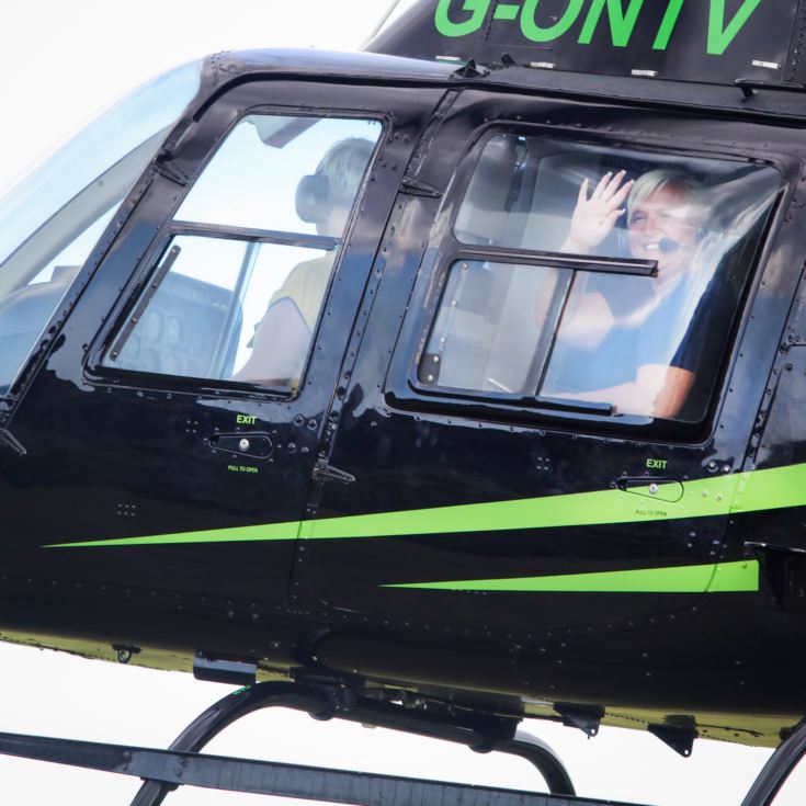 Blue Skies Helicopter Flight with Bubbly for Two product image