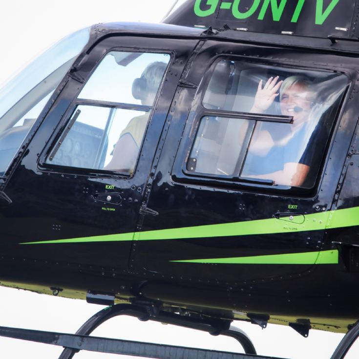 Blue Skies Helicopter Flight with Bubbly for Two product image