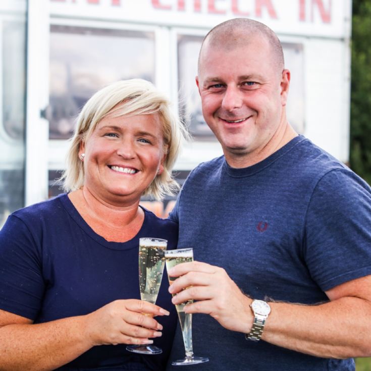Blue Skies Helicopter Flight with Bubbly for Two product image