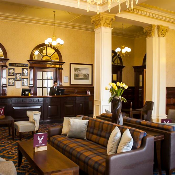 Gourmet Meal for Two with a Bottle of Wine at The Imperial Hotel Blackpool product image