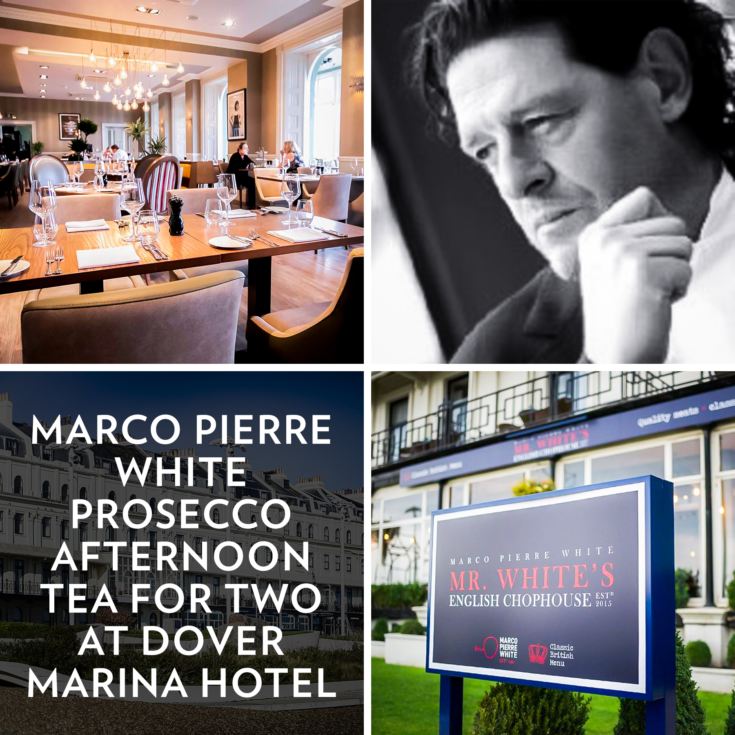 Marco Pierre White Prosecco Afternoon Tea for Two at Dover Marina Hotel product image