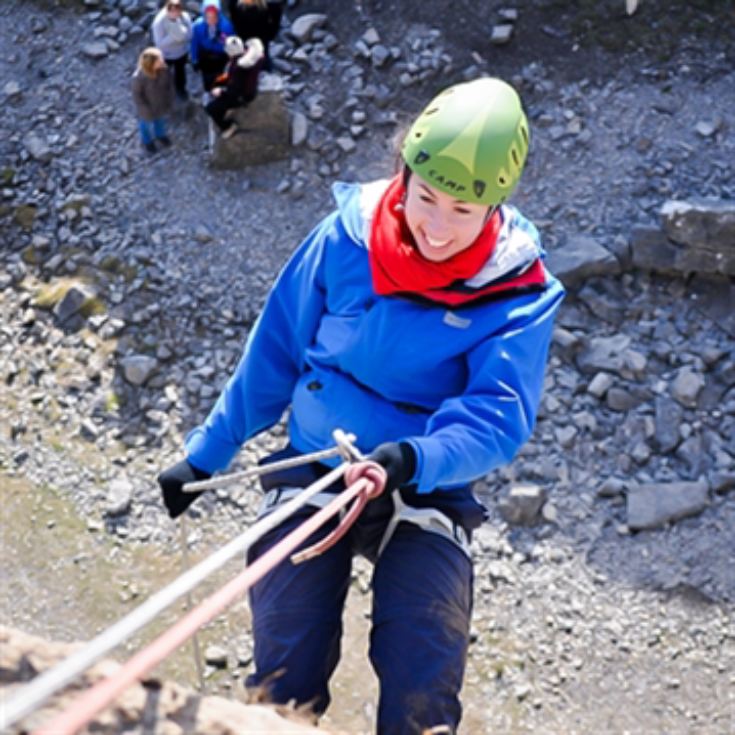 Rock Climbing & Abseiling Full Day Out for Two product image