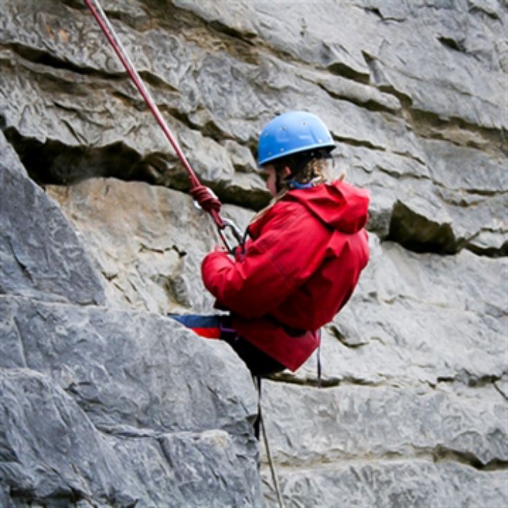 Rock Climbing & Abseiling Full Day Out for Two product image