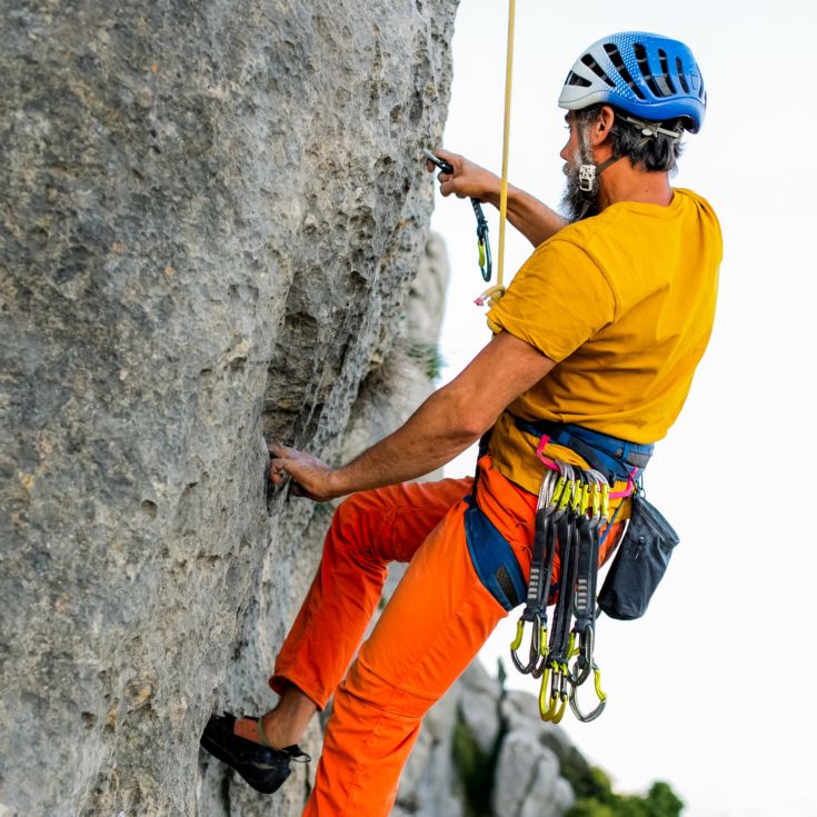 Rock Climbing & Abseiling Full Day Out for Two product image