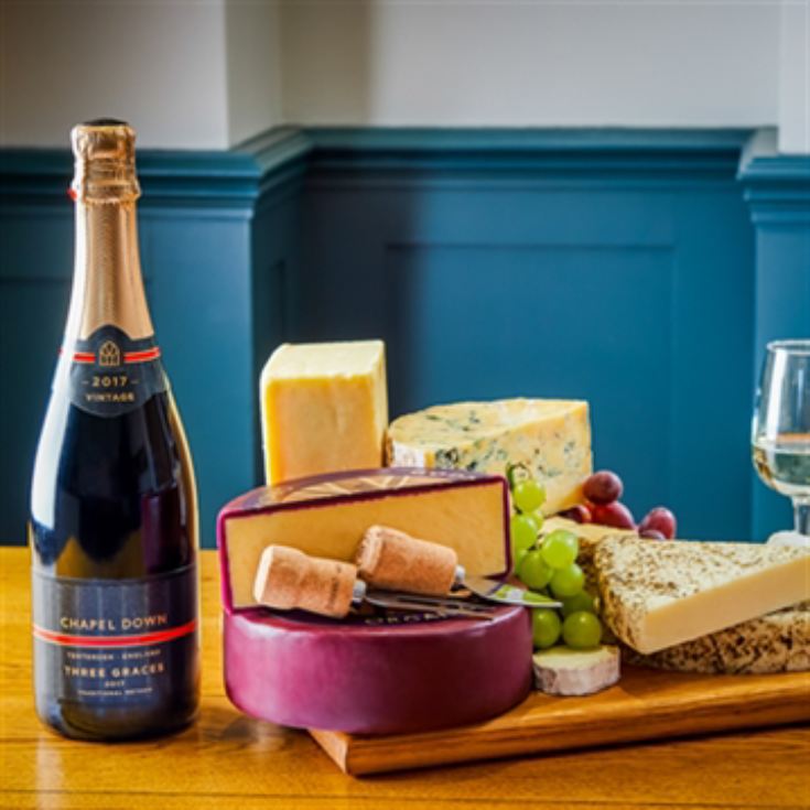 Cheese and Wine Tasting for Two with Chapel Down Vineyard product image