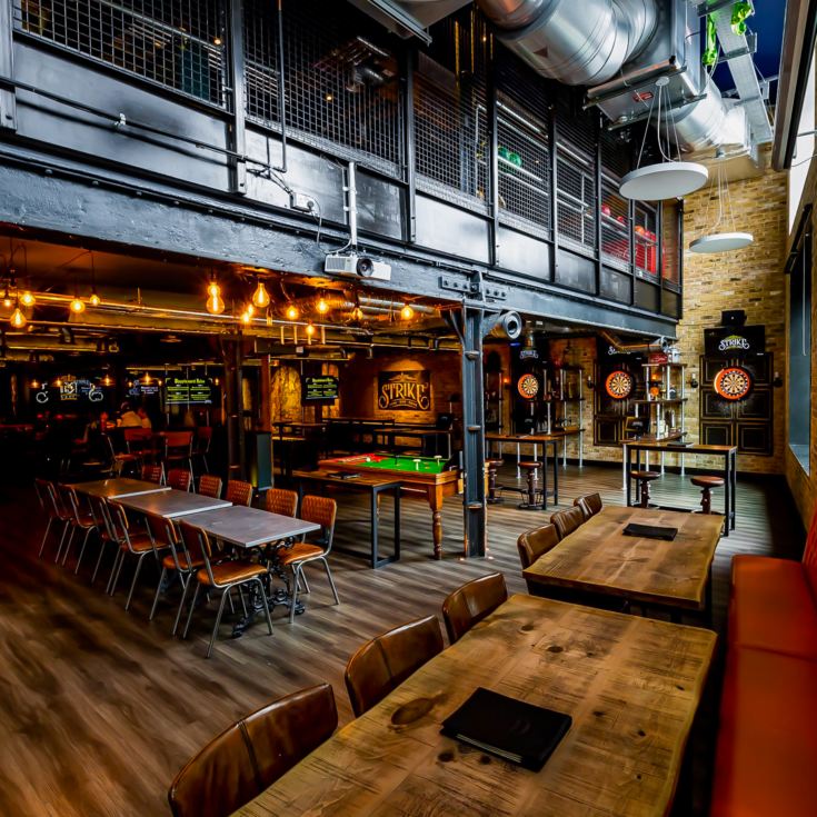 Bowling, Shuffleboard and Darts for Four at Strike product image