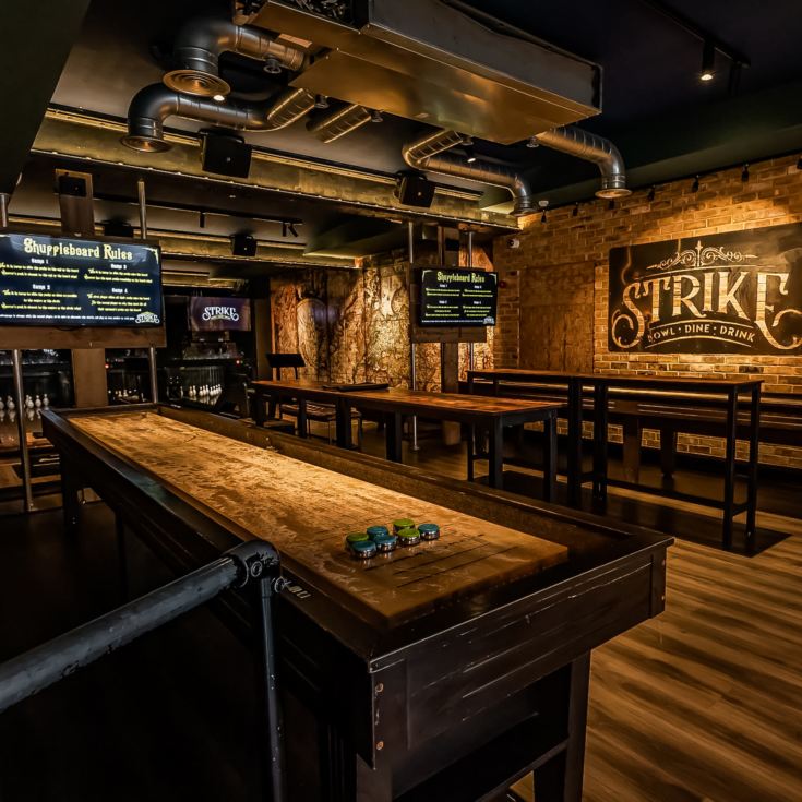 Bowling, Shuffleboard and Darts for Four at Strike product image