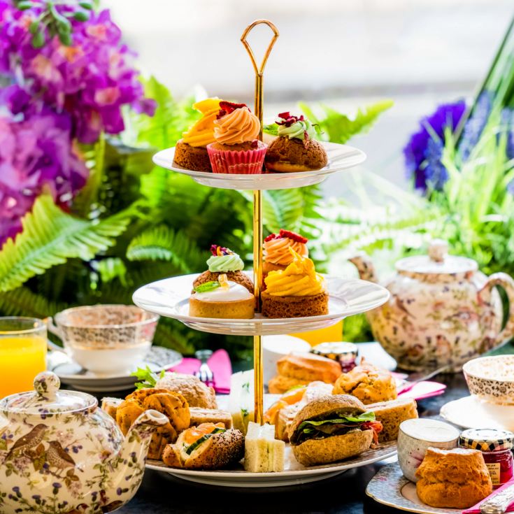 Traditional Afternoon Tea with a Gin Cocktail at Brigit Bakery product image