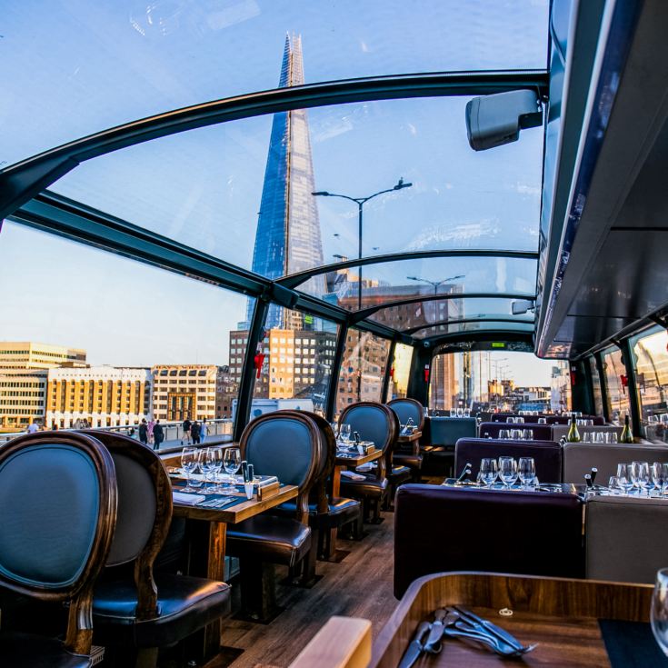 Six Course Dinner and Bus Tour for Two at Bustronome London product image