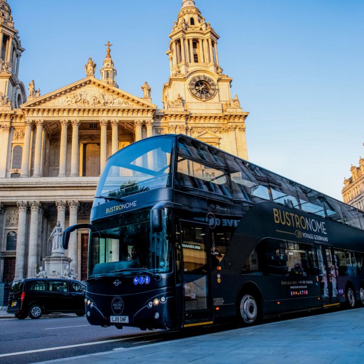 Six Course Dinner and Bus Tour for Two at Bustronome London product image
